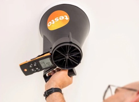 Anemometr wiatraczkowy wiatromierz z rękawami 417-1 TESTO - 3