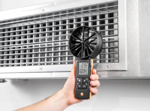 Anemometr wiatraczkowy wiatromierz z rękawami 417-1 TESTO - 4