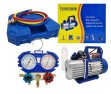 Pompa próżniowa z olejem SPV125 70l/min + Manometry R32, R410A,R404A, R449A