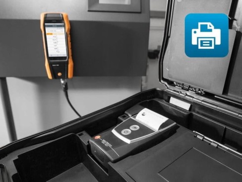 Analizator spalin TESTO 300 Z Drukarką CO O2 + Miernik różnicy ciśnień TESTO 510i - 4