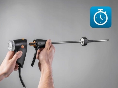 Analizator spalin z sensorem TESTO 300 dotykowy ekran CO O2 - 4