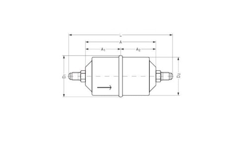 FILTR OSUSZACZ DANFOSS DML083 023Z5040 023Z8040 - 1