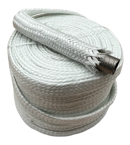 Rękaw z włókna szklanego IZOLACJA D40 550 stopni - 1m