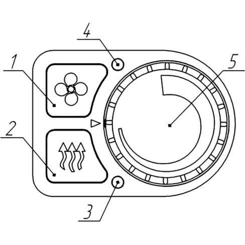 PANEL STEROWANIA WŁĄCZNIK AUTOTERM PU-5 REGULATOR TEMPERATURY