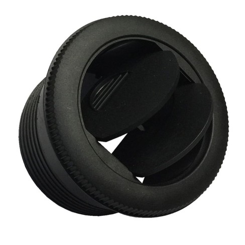 WYLOT POWIETRZA DYFUZOR CZARNY ZAMYKANY OBROTOWY FI75 mm