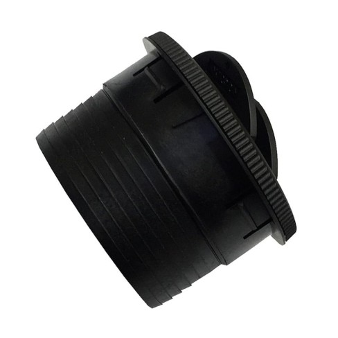 WYLOT POWIETRZA DYFUZOR CZARNY ZAMYKANY OBROTOWY FI75 mm