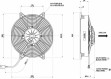 WENTYLATOR SPAL VA53-BP70/LL-39A 255mm 24V - 1