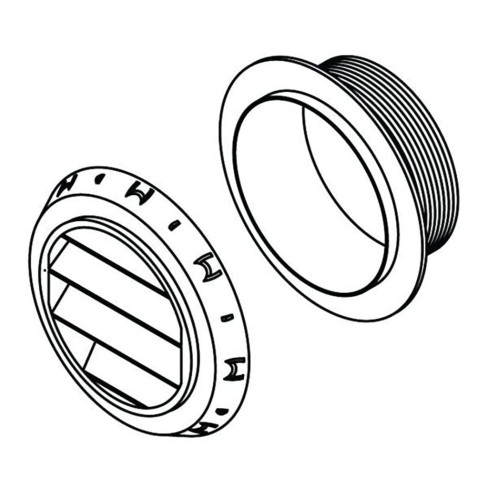 WYLOT POWIETRZA FI 90mm WEBASTO SZARY – 1320354A