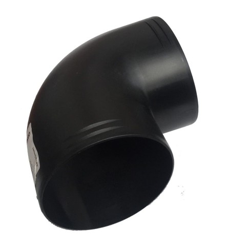 KOLANKO ŁĄCZNIK 90 STOPNI CZARNE FI 90mm 1320706A