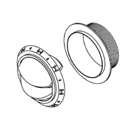 WYLOT POWIETRZA 90mm ZAMYKANY SZARY – WEBASTO