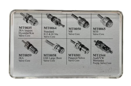 ZESTAW ZAWORKÓW SCHRADERA KLIMATYZACJA 32 sztuk - 1