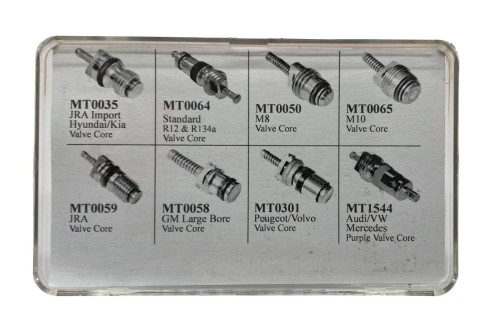 ZESTAW ZAWORKÓW SCHRADERA KLIMATYZACJA 32 sztuk - 1