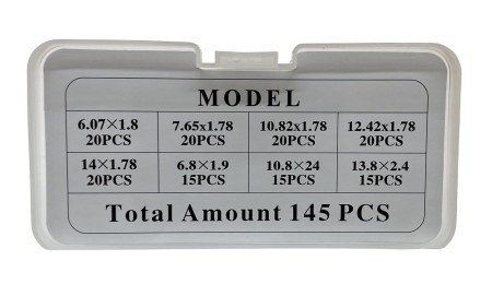 ZESTAW ORINGÓW KLIMATYZACJI ORING O-RING 145 sztuk - 1