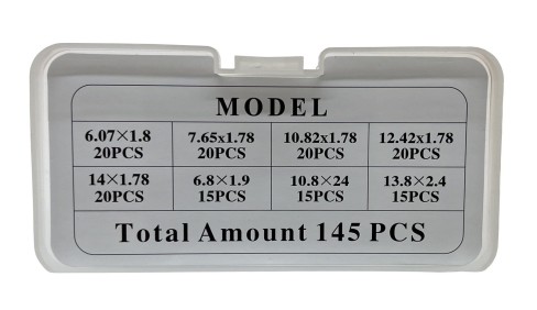 ZESTAW ORINGÓW KLIMATYZACJI ORING O-RING 145 sztuk - 1