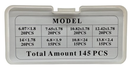 ZESTAW ORINGÓW KLIMATYZACJI ORING O-RING 145 szt. - 1