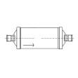 FILTR ODWADNIACZ DANFOSS DCL/DML 053FS 3/8” 3/8” 023Z1501