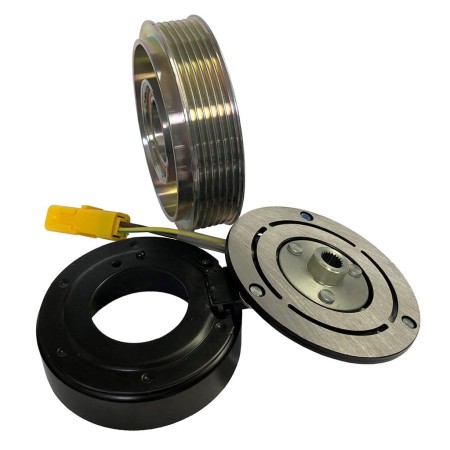 KOMPLETNE SPRZĘGŁO KLIMATYZACJI SANDEN SD6C12 SD7C16 SD7V16 CITROEN PEUGEOT 6PK
