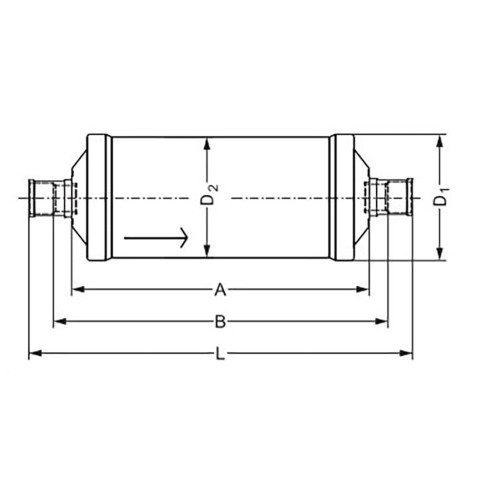 FILTR OSUSZACZ DANFOSS DML 303FS 3/8” 3/8” 023Z3247
