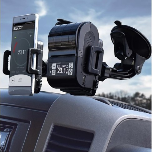 Rejestrator temperatury DR203 ESCO + 2 czujniki Bezprzewodowe + Świadectwo