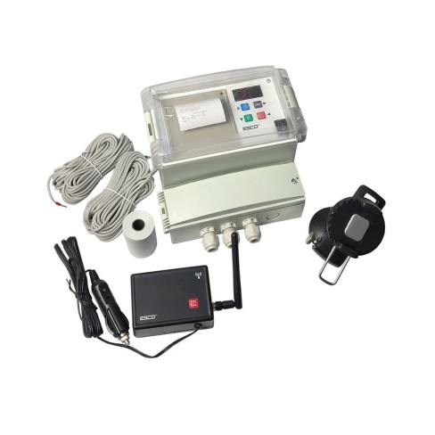 TERMOGRAF REJESTRATOR TEMPERATURY ESCO DR202+ z panelem Led + Świadectwo