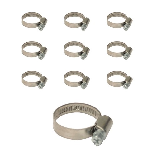 Opaska ślimakowa Zaciskowa nierdzewna W2 20-32 mm 10 szt.