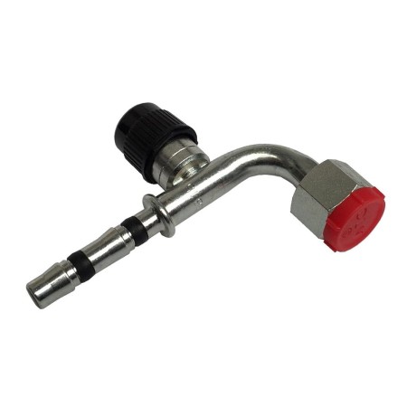 Końcówka Złączka Klimatyzacji FRIGOCLIC G6 na wąż 8 mm Nakrętka 19 Zawór HP