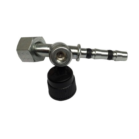 Końcówka Złączka Klimatyzacji FRIGOCLIC G6 na wąż 8 mm Nakrętka 19 Zawór HP