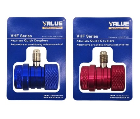 KOMPLET Szybkozłącza VALUE NC 1/4" SAE + WC 1/4" SAE