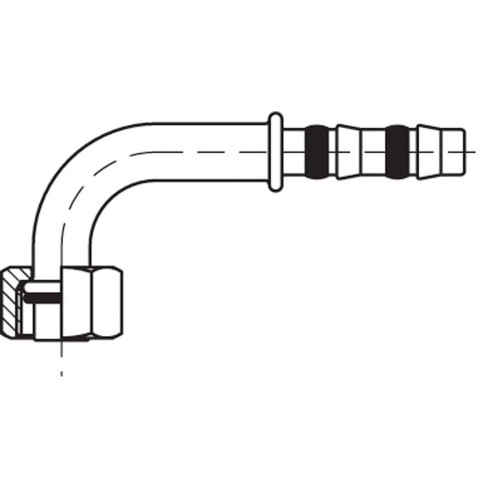 Złączka Końcówka FRIGOCLIC G12 na wąż sr. 16 mm Nakrętka 32
