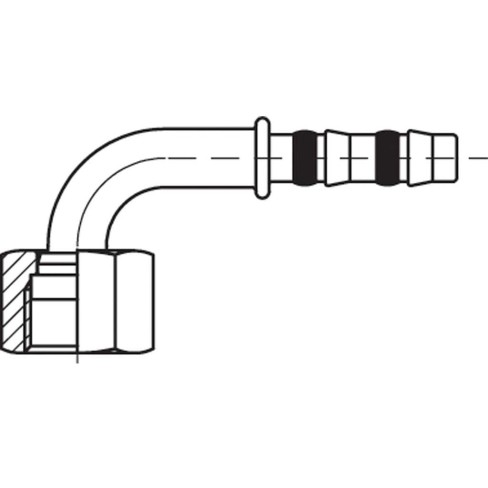 Złączka Końcówka FRIGOCLIC G10 na wąż sr.13mm Nakrętka 30