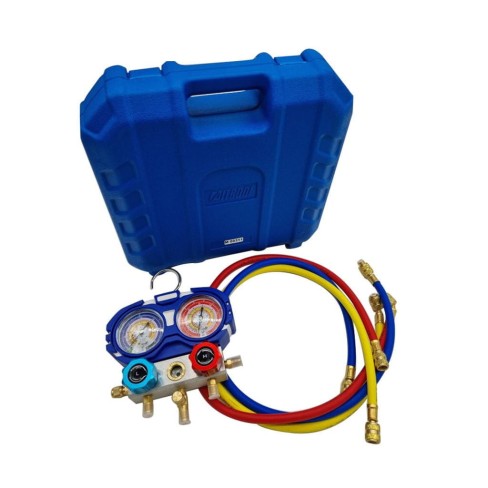 Pompa Próżniowa VP115N 1 stopniowa 51l/min + Manometry R32 R404A R410A – Aitcool