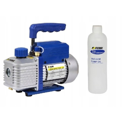 Pompa Próżniowa VP115N 1 stopniowa 51l/min + Manometry R32 R404A R410A – Aitcool
