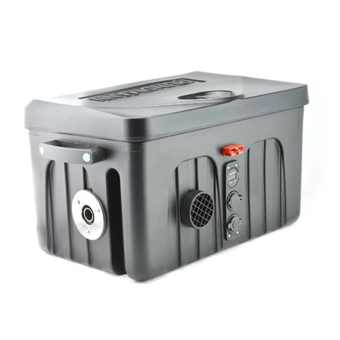 Mobilne ogrzewanie 2kW 12V w skrzynce Heat Box Battery 24Ah  LifePO4, Zbiornik 5L