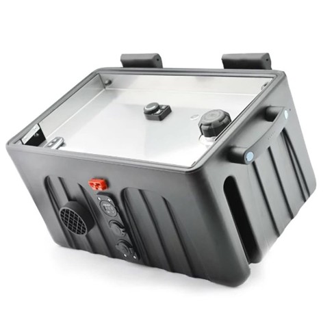 Mobilne ogrzewanie 2kW 12V w skrzynce Heat Box Battery 24Ah  LifePO4, Zbiornik 5L