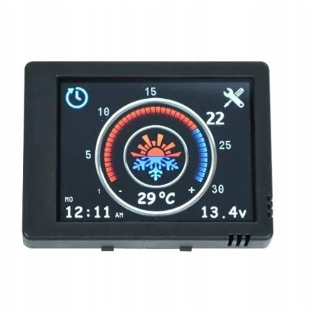 Ogrzewanie Postojowe AUTOTERM D2 2kW 24V Panel PU-28 – Zestaw