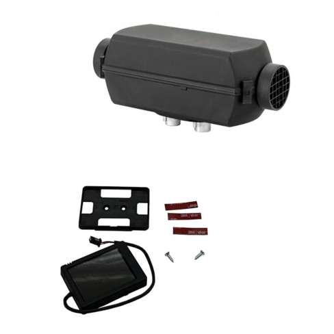 Ogzrewanie Postojowe AUTOTERM D4 4kW 12V Panel PU-28 – Zestaw