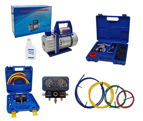 Pompa prozniowa VP115+Manometry Value VRM2-B-0801 R-32 R-410A R-134A +Kielicharka + Pręty.jpg