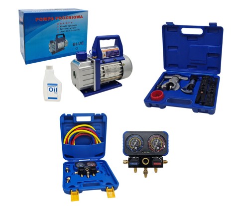 Pompa prozniowa VP115+Manometry Value VRM2-B-0801 R-32 R-410A R-134A +Kielicharka.jpg