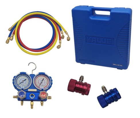Zestaw Manometrów VALUE VMG-2-R134a + Szybkozłączki HP + LP (1).jpg