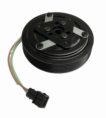 SPRZĘGŁO KLIMATYZACJI SPRĘŻARKA KOMPRESOR SANDEN SD7V16 VOLKSWAGEN VW 6PK.jpg