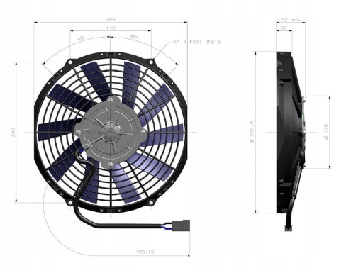 Wentylator osiowy 255mm 24V, tryb ssący 90050225  odpowiednik Spala VA11-BP12_C-57A, zamiennik dla 90050231.jpg