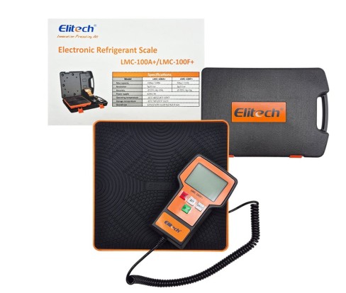 Waga ELITECH LMC-100F+ Manometr elektroniczne ELITECH MS-100 + Pompa próżniowa Value V-i120SV - 1