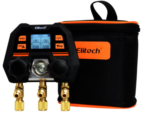Waga ELITECH LMC-100F+ Manometr elektroniczne ELITECH MS-100 + Pompa próżniowa Value V-i120SV - 3