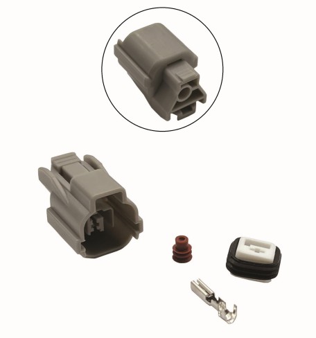 Gniazdo wtyczka cewki sprężarka / kompresor klimatyzacji 1-PIN HONDA.jpg