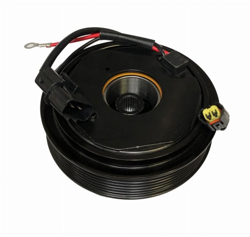 Kompletne sprzęgło sprężarka kompresor klimatyzacji DOOWON DV16 DVE16 6pk.jpg