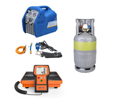 Stacja odzysku czynnika chłodniczego VALUE VRR12L-R32 z Bulta 2 zaworową 12,5kg 48bar + Waga LMC100F+.jpg