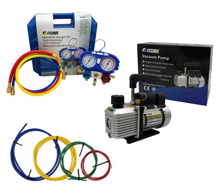Zestaw Aitcool Pompa próżniowa VP120M 51L/min + Manometry R32 R410A + Wkłady do gięcia.jpg