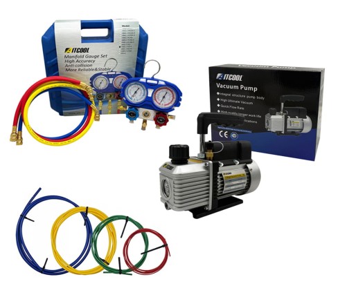 Zestaw Aitcool Pompa próżniowa VP120M 51L/min + Manometry R32 R410A + Wkłady do gięcia.jpg