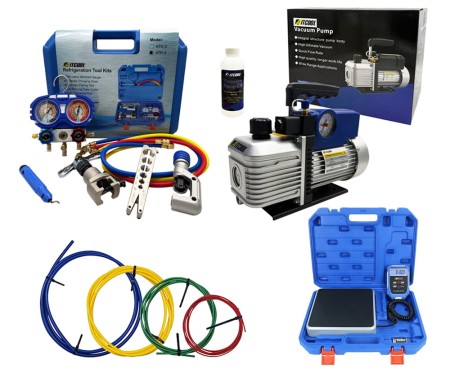 Pompa próżniowa Aitcool VP260M-SG 142L/min + Zestaw narzędzi Aitcool ATK-4 + Wkłady do gięcia + Waga.jpg