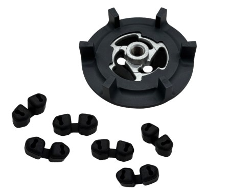 Tarcza sprzęgła + gumki kompresor klimatyzacji DENSO 5SEL 7SEU17 6SEU16.jpg